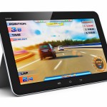 Tablet computer with video game