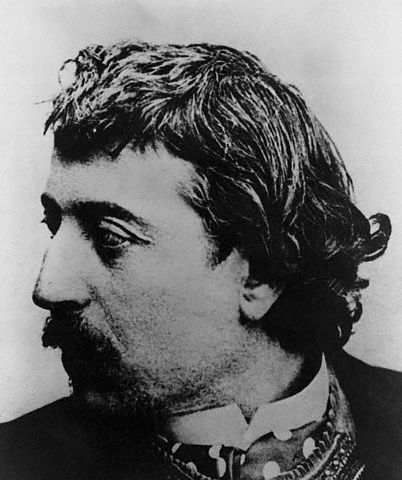 French painter and woodcut artist, Paul Gauguin. --- Image by © Bettmann/CORBIS